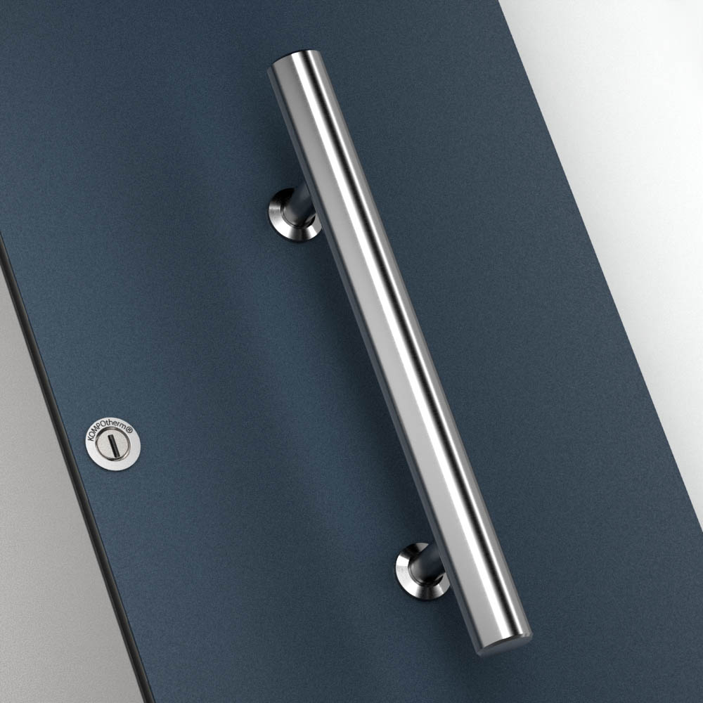 Farbmuster Bleu Metallic